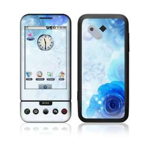HTC Dream, T Mobile G1 Decal Skin   Blue Roses