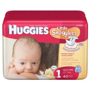  HUGGIES SUPREME Step size 1   Pack of 40 diapers Baby