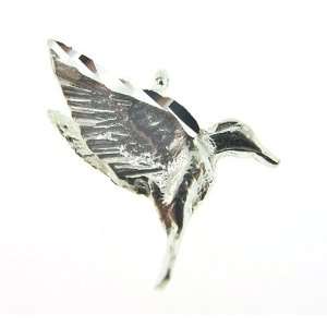  925 Authentic Sterling Silver Charm Humming Bird Jewelry