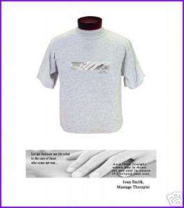 Massage Therapist Prayer Strip T shirt PERSONALIZED  