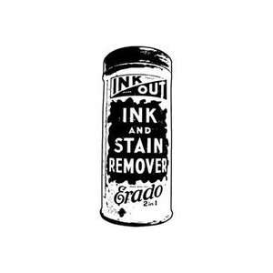 Stampers Studio 490 Red Rubber Stamp ink Remover 1.5x2.25 2Pk