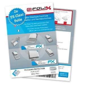  2 x atFoliX FX Clear Invisible screen protector for Sony MHS 