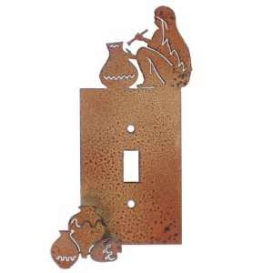 Pottery Switch Plate   Double Toggle   6.5 x 6.75