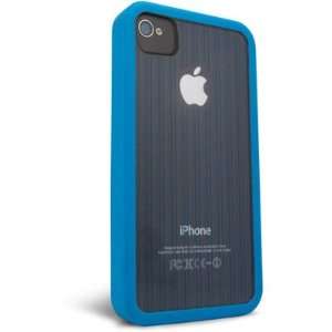 iFrogz IP4MIX   CLR/BLU Mix iPhone 4S Case   Clear with Pin Stripes 