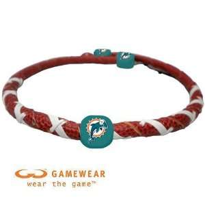  Miami Dolphins NFL Spiral Football Necklace Sports 