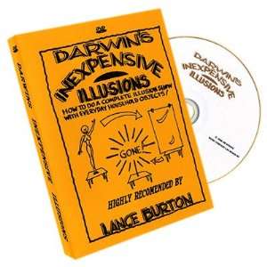    Magic DVD Inexpensive Illusions by Gary Darwin Toys & Games