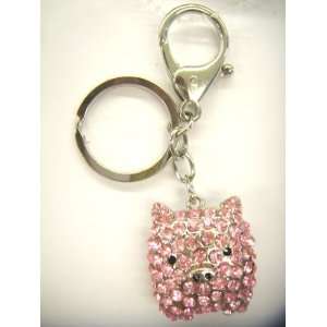  New Fashion Cute Pink Pig design Keychain 