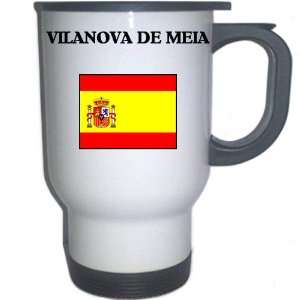  Spain (Espana)   VILANOVA DE MEIA White Stainless Steel 