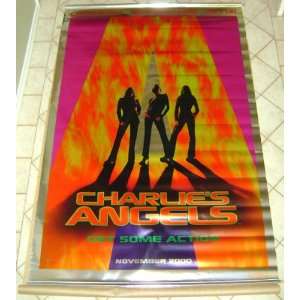  Charlies Angels Original Vinyl Movie Banner 2000 