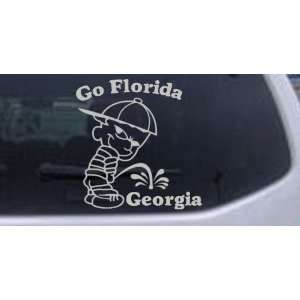  Go Florida Pee On Georgia Car Window Wall Laptop Decal 