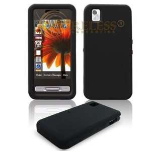  Solid Black Silicone Skin Cover Case Cell Phone Protector 