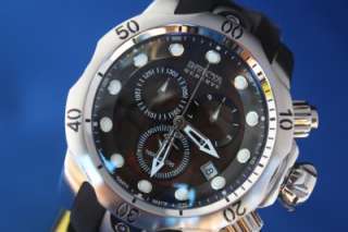 Mens Invicta 6117 Reserve Venom Black MOP Chronograph Watch w/ Divers 