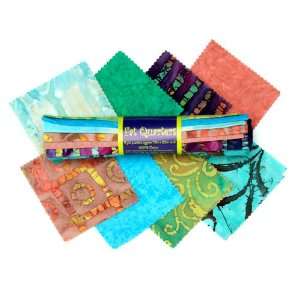  Indian Batik Fat Quarter Assortment Cool Fabric By The 