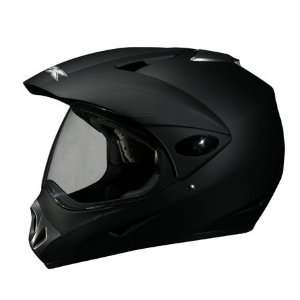  AFX FX 37 Solid Dual Sport Helmet Small  Black 