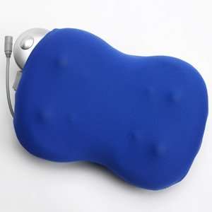  iNeed Lumbar Massage Pillow, Blue (w/free peanut pillow 