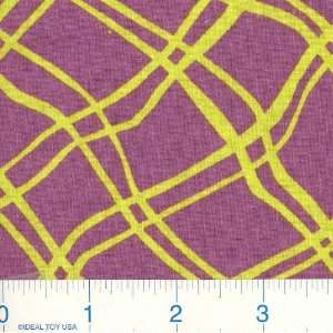  45 Wide Crazy Mazy   Purple Fabric By The Yard Arts 
