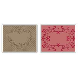   Textured Impressions   Embossing Folders   Heart and Ornate Frames Set