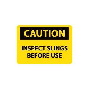  OSHA CAUTION Inspect Sling Before Use Safety Sign
