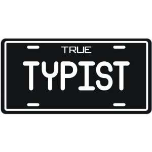 New  True Typist  License Plate Occupations