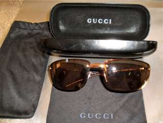 Authentic Gucci GG 1691/S577IU Rimless Sunglasses Brown  