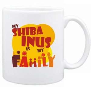  New  My Shiba Inus Is My Family  Mug Dog