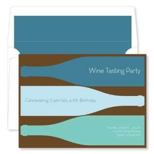  Noteworthy Collections   Invitations (Three Wine Bottles 