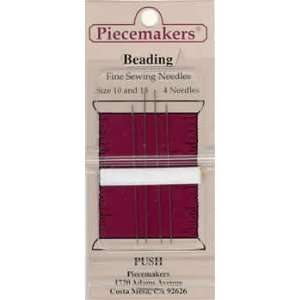  Piecemakers Needles   Beading (2 size 10, 2 size 13) Arts 