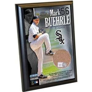  Mark Buehrle Plaque with Used Game Dirt   4x6 Patio, Lawn 