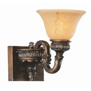  Marbled Feathered Wall Sconce