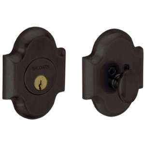 Baldwin 8252.402 Distressed Oil Rubbed Bronze Single Cylinder Arched 