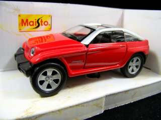 38 Maisto Diecast Concept Jeepster Motorized Toy Car  