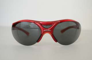 Briko Italy cycling sunglasses   used   red color frame  