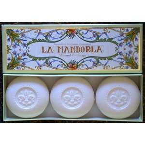   Artigianale Fiorentino La Mandorla Almond Oil Soap Set From Italy