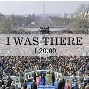  I WAS THERE Crowd at Inauguration during Ceremony Buttons 