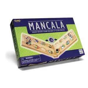  Mancala Solid Wood Game Board & Glass Pieces Everything 