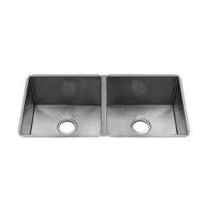 J7 11 x 17.25 Undermount Stainless Steel Double Bowl Kitchen Sink 