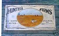 Hunter Arms L C Smith Guns Primitive Wood Sign Jerred  