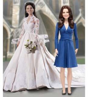 Kate Middleton Royal Vinyl Portrait Doll Set Of 2  