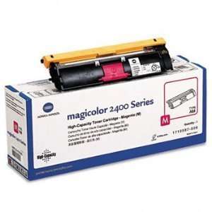  QMS Laser Toner, Magicolor 2400W Magenta 2430, 2480, 2490 