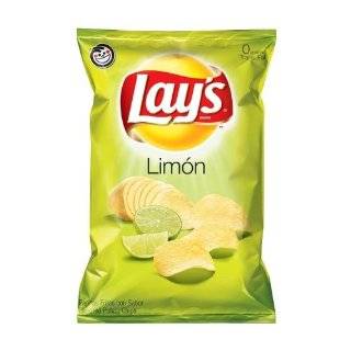 Lays Limon Potato Chips 10oz Bags (10 Grocery & Gourmet Food