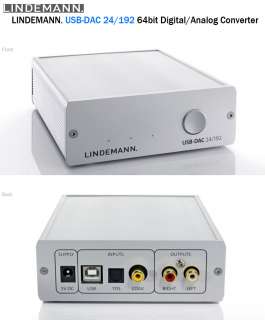 New LINDEMANN USB DAC 24/192 64bit Digital Analog D/A Converter  