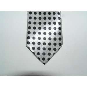  silver holiday tie small dots dad necktie grandad bff 