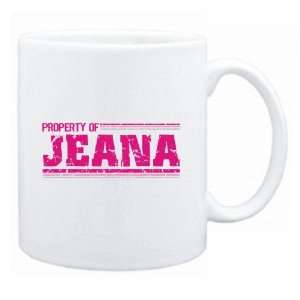  New  Property Of Jeana Retro  Mug Name