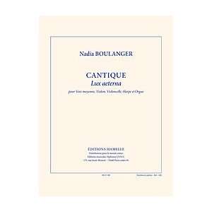  Cantique Lux aeterna (9790230797481) Books