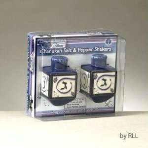  Chanukah Ribbons Draydel Salt & Pepper Shakers