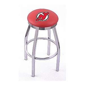  New Jersey Devils HBS Steel Stool with Flat Ring Logo Seat 