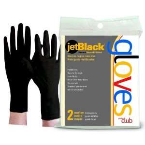  Premium Jet Black Reusable Latex Glove Health & Personal 