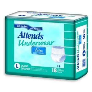  Attends Underwear, Extra Absorbency, 2X Large, Case of 48 
