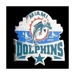  Glossy NFLTeam Pin   Miami Dolphins Jewelry