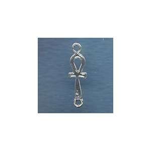  Egyptian Jewelry Finding Ankh Link Sterling Component 